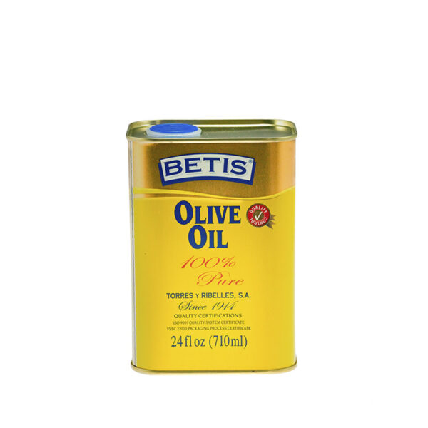 Caja de 12 latas de 24 fl oz (710 ml) de aceite de oliva BETIS