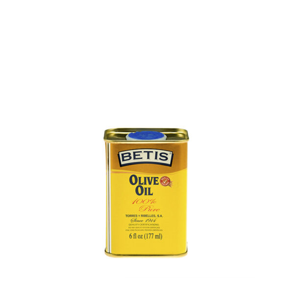 Caja de 25 latas de 6 fl oz (177 ml) de aceite de oliva BETIS