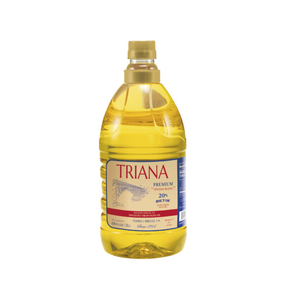 Caja de 6 botellas PET de 2 L de aceite "Spanish Olive Oil Blend" TRIANA