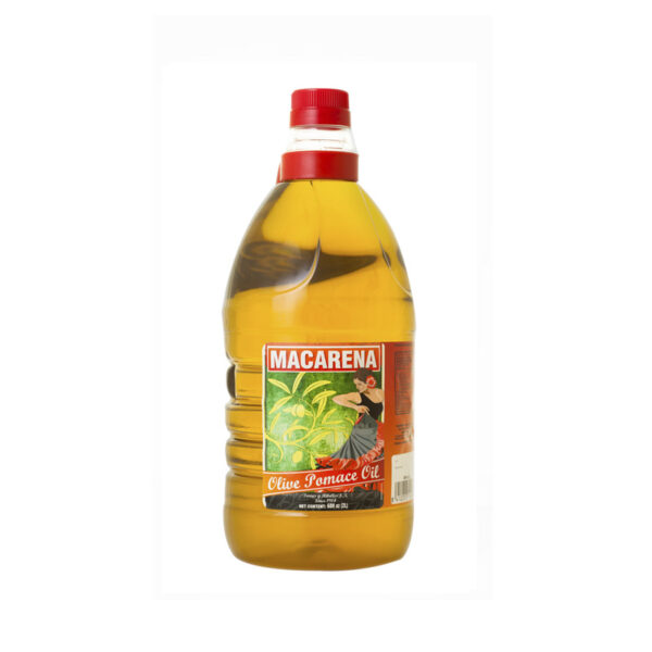 Caja de 6 botellas PET de 2 L de aceite de orujo de oliva MACARENA