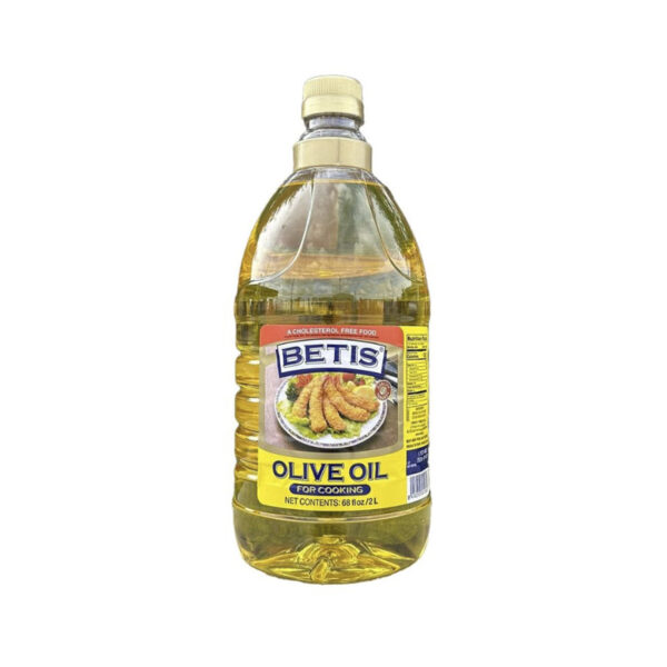 Caja de 6 botellas PET de 2L de aceite de oliva BETIS "For Cooking"